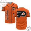 Custom Name Nhl Philadelphia Flyers Baseball Orange Baseball Jersey – Premium Jersey – Custom Name Jersey Sport For Fans