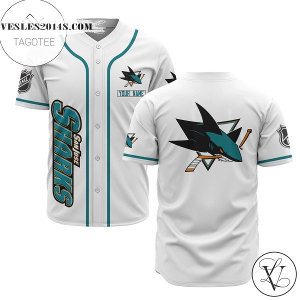 Custom Name Nhl San Jose Sharks Baseball Jersey – Premium Jersey – Custom Name Jersey Sport For Fans