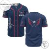 Custom Name Nhl Washington Capitals Blue Baseball Jersey – Premium Jersey – Custom Name Jersey Sport For Fans