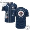 Custom Name Nhl Winnipeg Jets Blue Baseball Jersey – Premium Jersey – Custom Name Jersey Sport For Fans