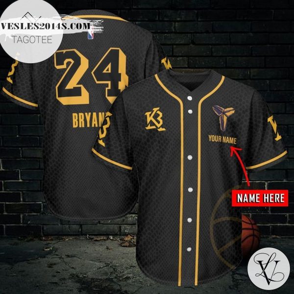 Custom Name Personalized Kobe Bryant Baseball Jersey – Premium Jersey – Custom Name Jersey Sport For Fans