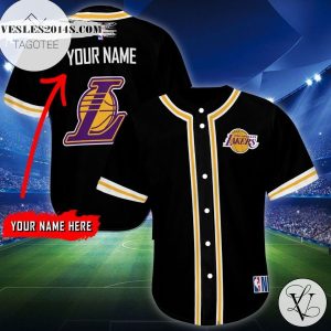 Custom Name Personalized Los Angeles Lakers 91 Baseball Jersey – Premium Jersey – Custom Name Jersey Sport For Fans
