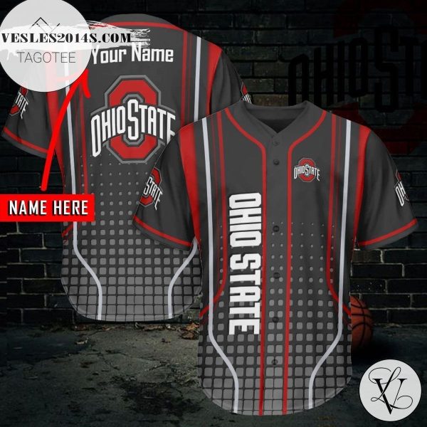 Custom Name Personalized Ohio State Buckeyes 407 Baseball Jersey – Premium Jersey – Custom Name Jersey Sport For Fans