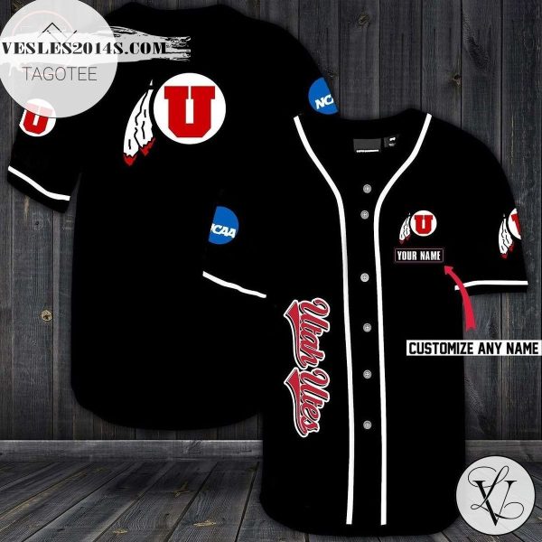 Custom Name Utah Utes Baseball Jersey – Premium Jersey – Custom Name Jersey Sport For Fans