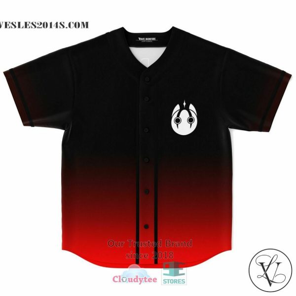 Dabin logo black red Baseball Jersey