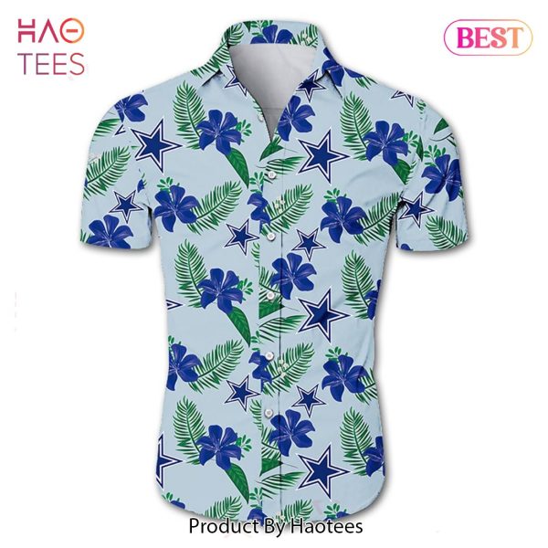 Dallas Cowboys Hawaiian Shirt Tropical Flower summer