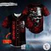 Dark Roses Sugar Skull Custom Baseball Jersey