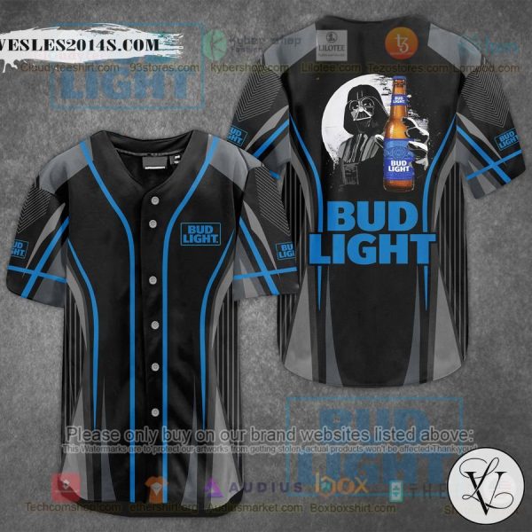 Darth Vader Bud Light Baseball Jersey