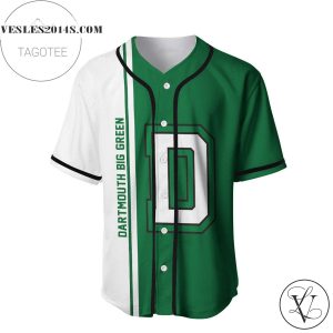 Dartmouth Big Green Baseball Jersey Half Style – NCAA