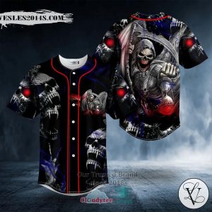 Death Devil Blood Skull Baseball Jersey