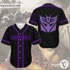 Decepticon Transformers Baseball Jersey Shirt