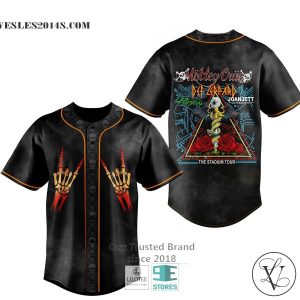 Def Leppard 2022 Stadium Tour Baseball Jersey