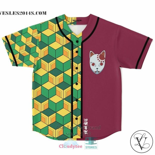 Demon Slayer Giyu Tomioka costume Bass Slayer Baseball Jersey