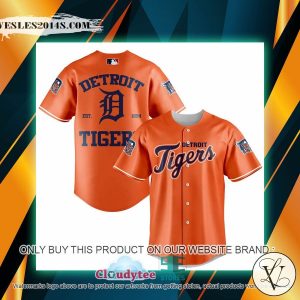 Detroit Tigers Baseball Jersey