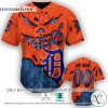 Detroit Tigers Blood Personalized Baseball Jersey