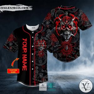 Devil Demon Dragon Skull Custom Baseball Jersey