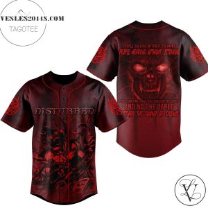 Disturbed Baseball Jersey 3d All Over Printed