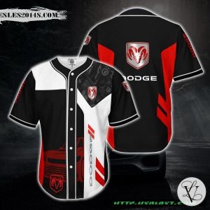 Dodge Automotive Engine Baseball Jersey Shirt