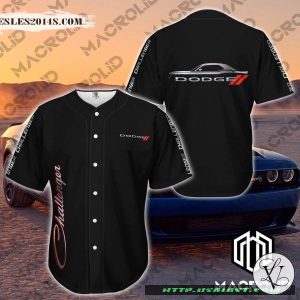 Dodge Challenger SRT Baseball Jersey Shirt