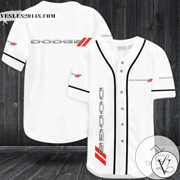 Dodge Logo Baseball Jersey Shirt