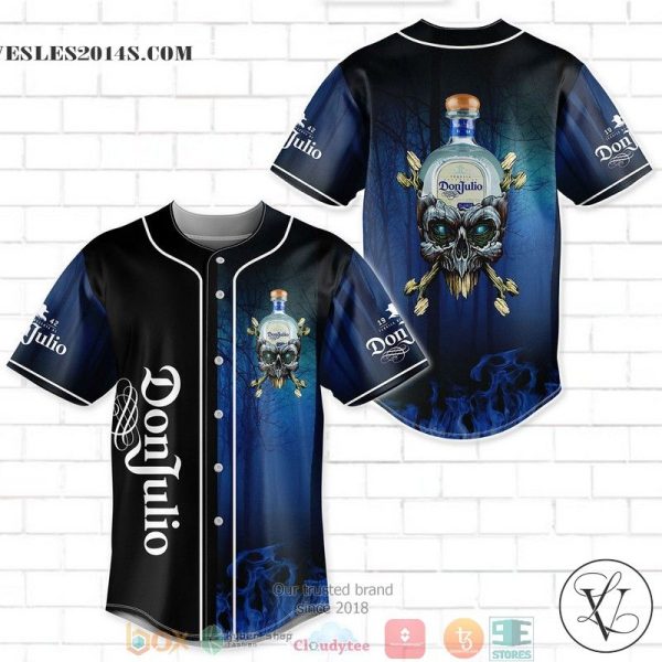 Don Julio 1942 Flame Skull Baseball Jersey