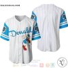 Donald Duck All Over Print Pinstripe White Baseball jersey