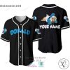 Donald Duck Cute Custom Name Baseball Jersey Shirt