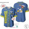 Donald Duck Personalized Blue Color Baseball Jersey Shirt
