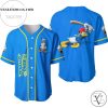 Donald Duck The Batter All Over Print Baseball Jersey – Blue