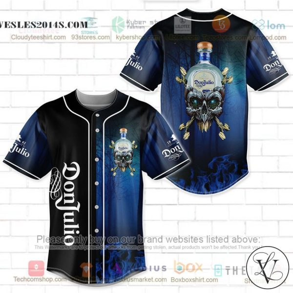 Donjulio skull head Baseball Jersey