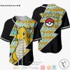 Dragonite Pokemon Baseball Jersey Shirt