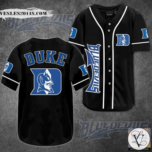 Duck Blue Devil NCAA Baseball Jersey