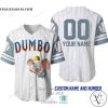 Dumbo Cartoon Personalized Baseball Jersey Shirt