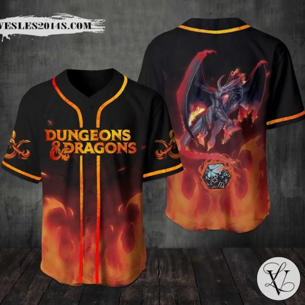 Dungeons And Dragons Baseball Jersey Shirt