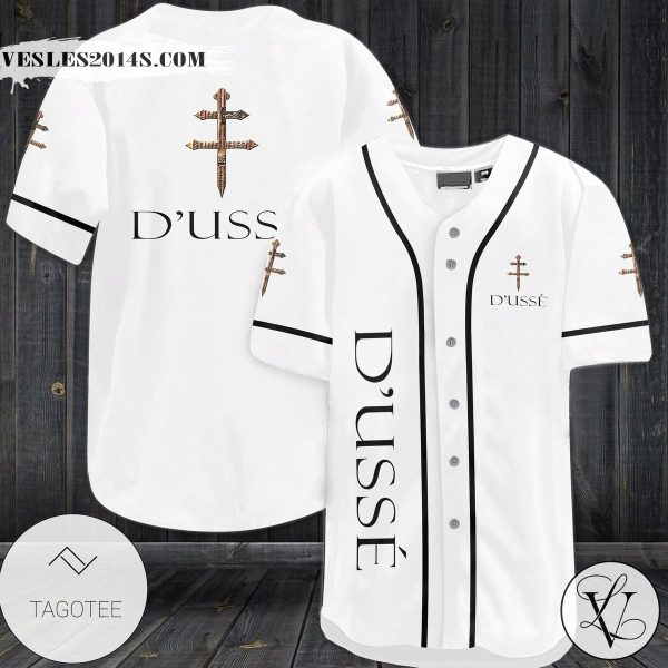 D’usse White Baseball Jersey