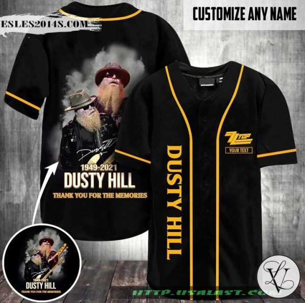 Dusty Hill 1949 2021 Personalized Baseball Jersey Shirt