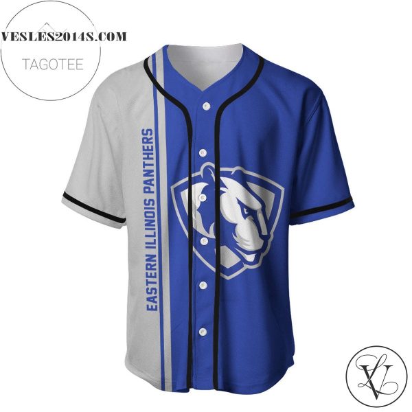 Eastern Illinois Panthers Baseball Jersey Half Style – NCAA