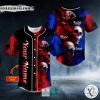 Faith Hope Love Smokey Skull Custom Baseball Jersey