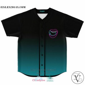 Falling In Reserve Lips black Baseball Jersey