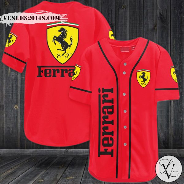 Ferrari Baseball Jersey
