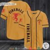 Fireball Cinnamon Whisky Baseball Jersey Shirt