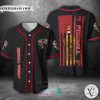 Fireball Whisky United States Flag black red Baseball Jersey