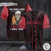 Fireball Whisky You Laugh I Laugh striped Baseball Jersey