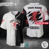 Fireball Whisky Your Name Black and White Baseball Jersey