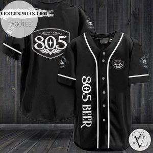 Firestone Walker 805 Beer Baseball Jersey – Black