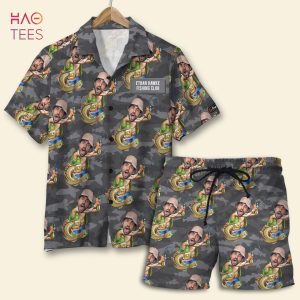 Fishing Custom Face Photos Seamless Pattern