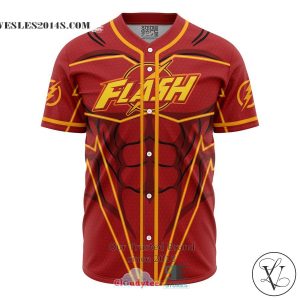 Flash DC Comics Baseball Jersey