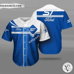Ford Focus ST Blue 3d Baseball Jersey