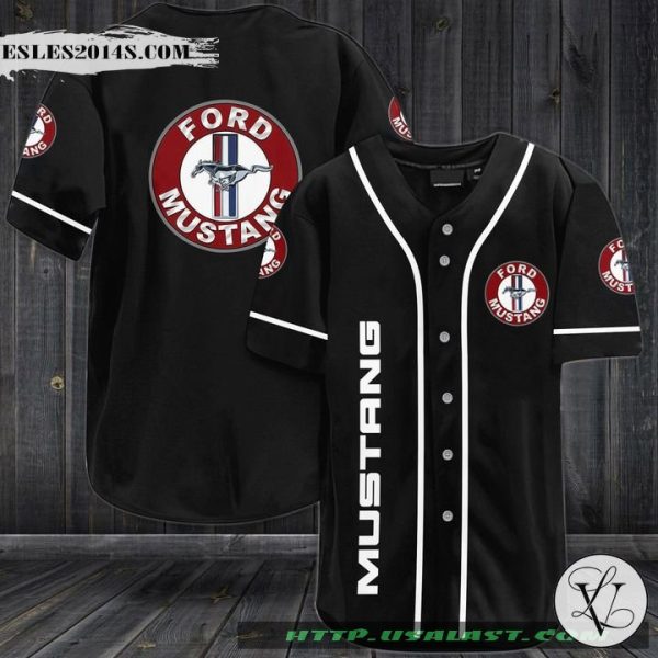 Ford Mustang Baseball Jersey Shirt
