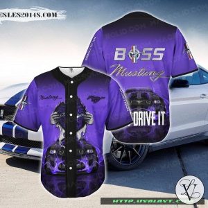 Ford Mustang Boss Baseball Jersey Shirt